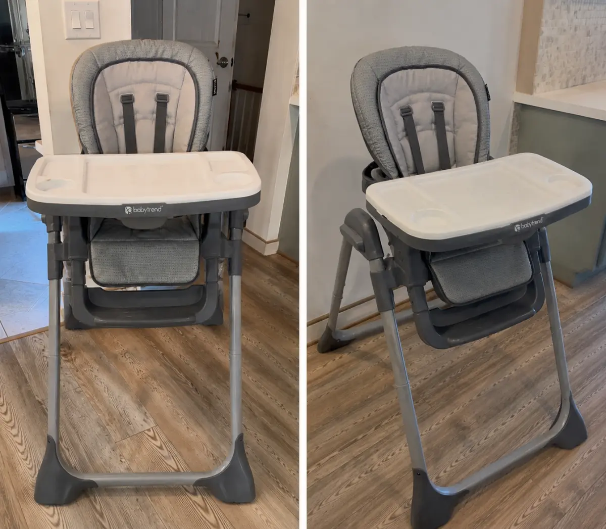 Our Baby Trend Sit Right 2.0 in the kitchen, original photo