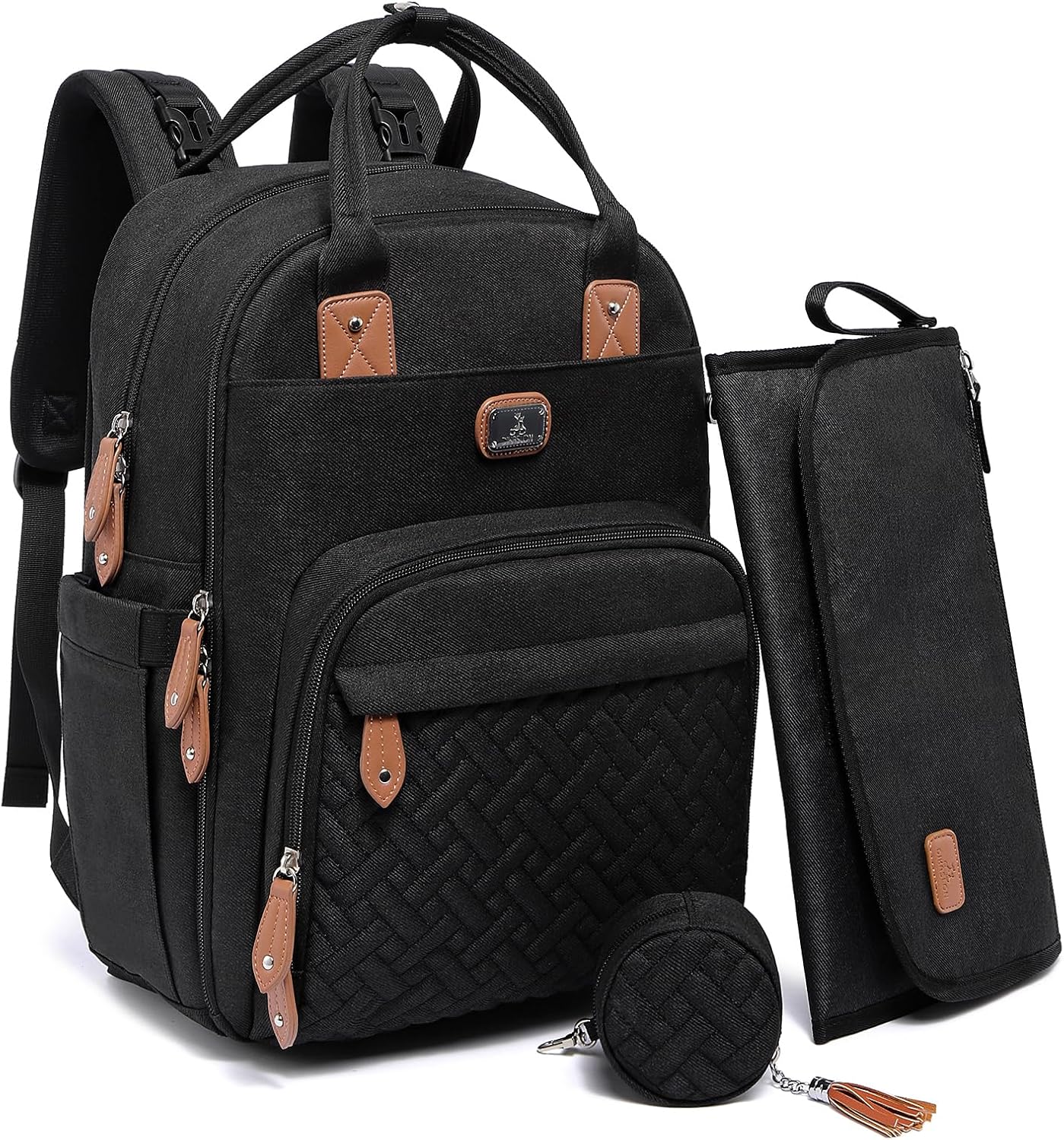 The Dikaslon changing bag backpack, product photo