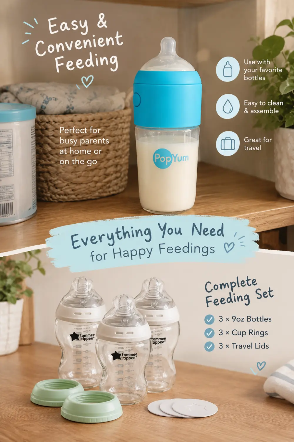 Best baby bottles for formula feeding, ranked by two parents, pin this guide on Pinterest