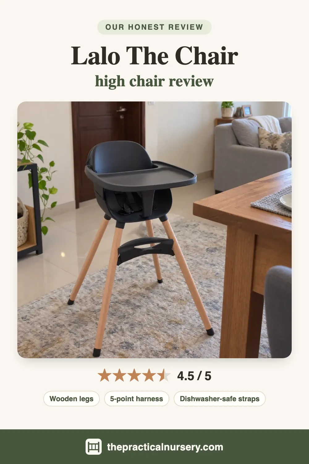 Lalo high chair review, pin this guide on Pinterest