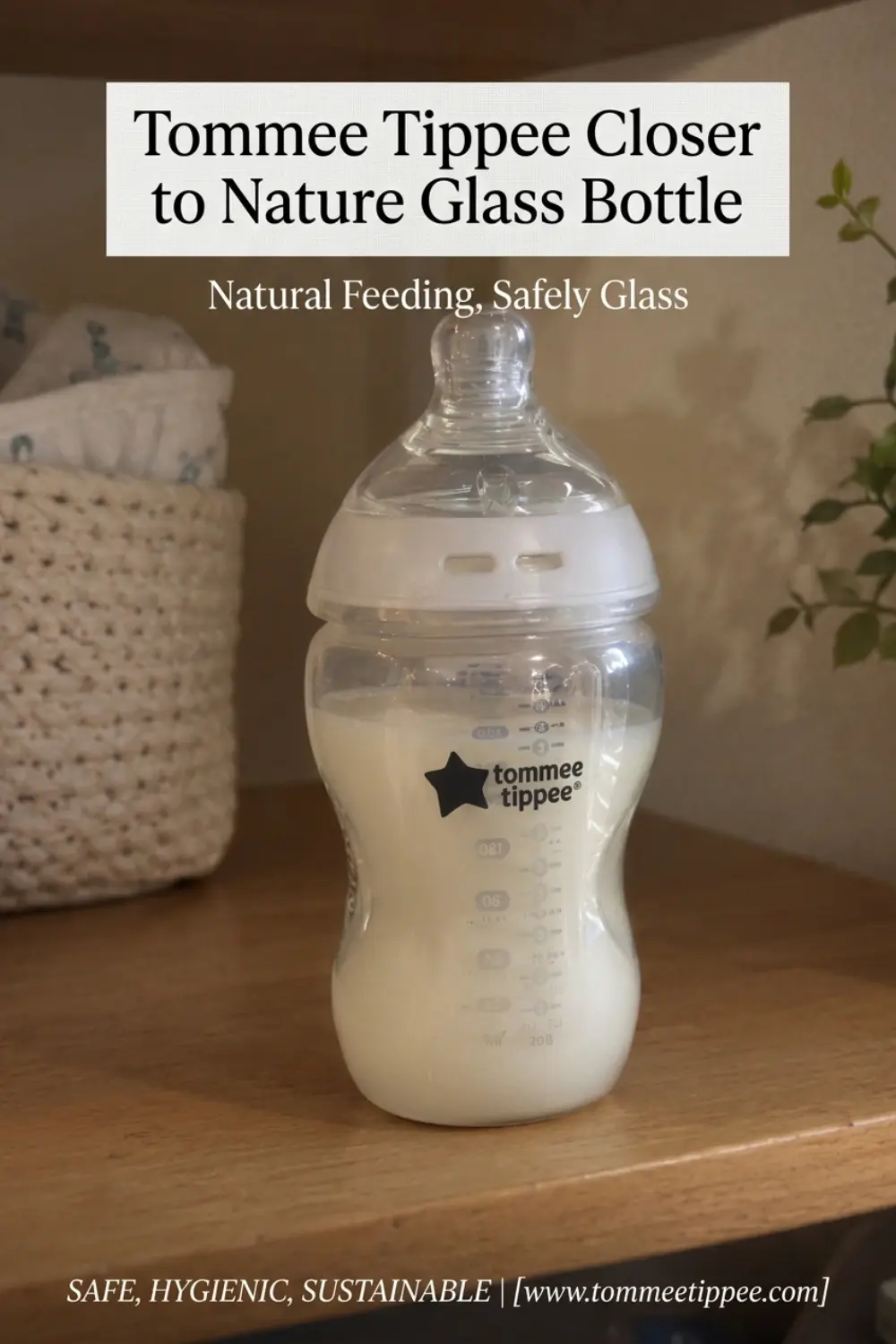 Tommee Tippee Natural Start glass bottle review, pin this guide on Pinterest